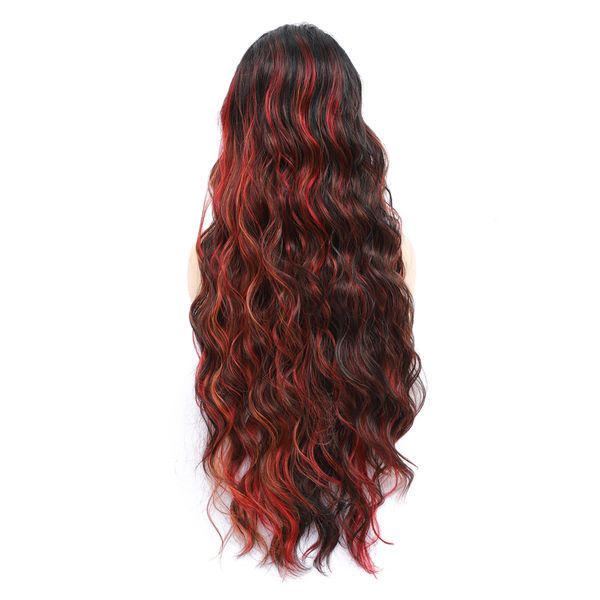 costume accessories synthetic lace front wigs 32 inches super long red hair with highlights for women natural deep wave synthetic wig free, Silver
costume accessories synthetic lace front wigs 32 inches super long red hair with highlights for women natural deep wave synthetic wig free, Silver
