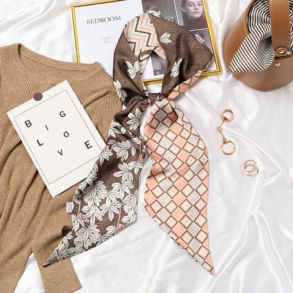 scarves moribty women luxury silk scarf long skinny spring headband hair ribbon bandanas foulard femme neck wraps ties neckerchief mujer, Blue;gray
scarves moribty women luxury silk scarf long skinny spring headband hair ribbon bandanas foulard femme neck wraps ties neckerchief mujer, Blue;gray
