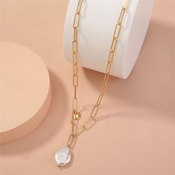 pendant necklaces fashion luxury all-match pearl clavicle chain necklace for women gold color jewelry accessories gifts, Silver
pendant necklaces fashion luxury all-match pearl clavicle chain necklace for women gold color jewelry accessories gifts, Silver