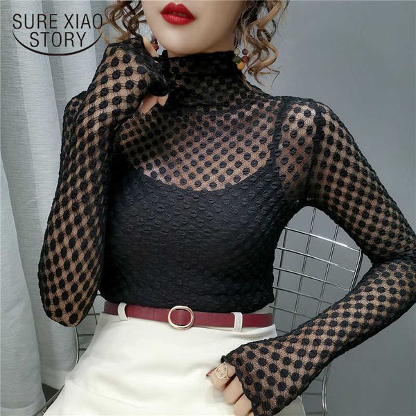 style for autumn and winter priming lace upper garment female long sleeve turtleneck lace bottoming shirt blusas 10813 210528, White
style for autumn and winter priming lace upper garment female long sleeve turtleneck lace bottoming shirt blusas 10813 210528, White