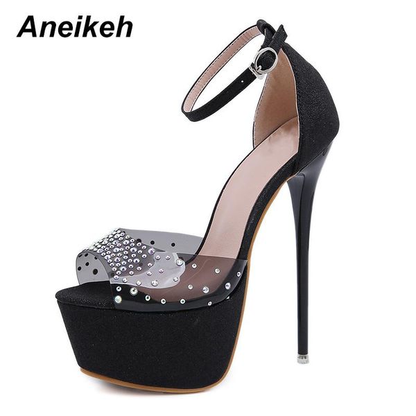 sandals aneikeh summer women shoes pvc ankle-wrap fashion bling thin heels buckle strap back dress black silver round toe
sandals aneikeh summer women shoes pvc ankle-wrap fashion bling thin heels buckle strap back dress black silver round toe