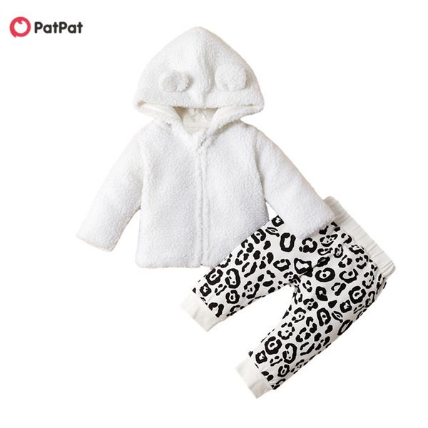 spring and autumn baby adorable fleece coat leopard print pants set & toddler boy sets 210528, White
spring and autumn baby adorable fleece coat leopard print pants set & toddler boy sets 210528, White