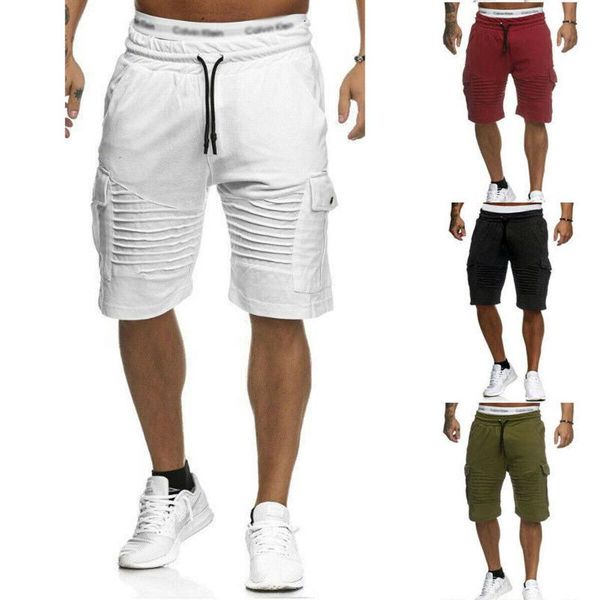 gym clothing men's casual short pants fitness jogging running sports wear shorts, White;black
gym clothing men's casual short pants fitness jogging running sports wear shorts, White;black