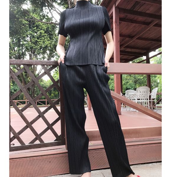 manner temperament large yards wide straight cannster pants x7h8, Black;white
manner temperament large yards wide straight cannster pants x7h8, Black;white