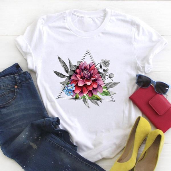 geometric flower print cute casual short sleeve tshirt women ladies summer t tee female shirt clothes tshirt graphic t-shirt, White
geometric flower print cute casual short sleeve tshirt women ladies summer t tee female shirt clothes tshirt graphic t-shirt, White