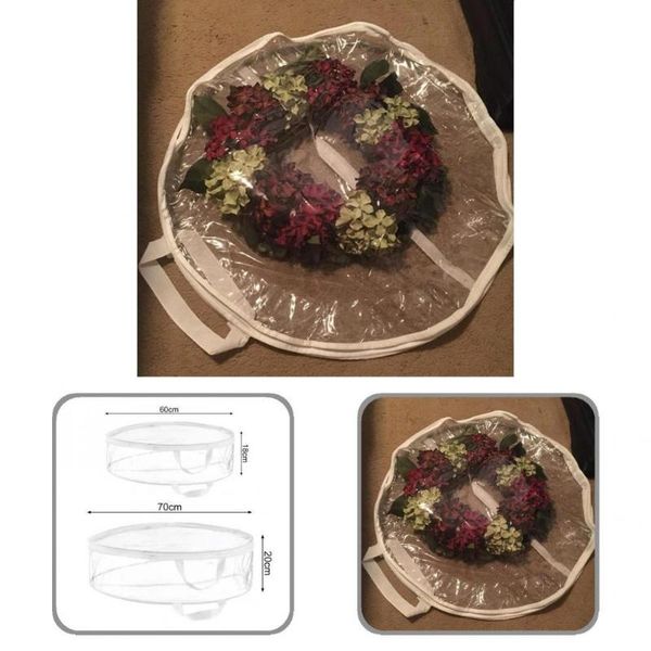storage bags easy to useful holiday garland wreaths container pvc wreath bag water proof for home
storage bags easy to useful holiday garland wreaths container pvc wreath bag water proof for home