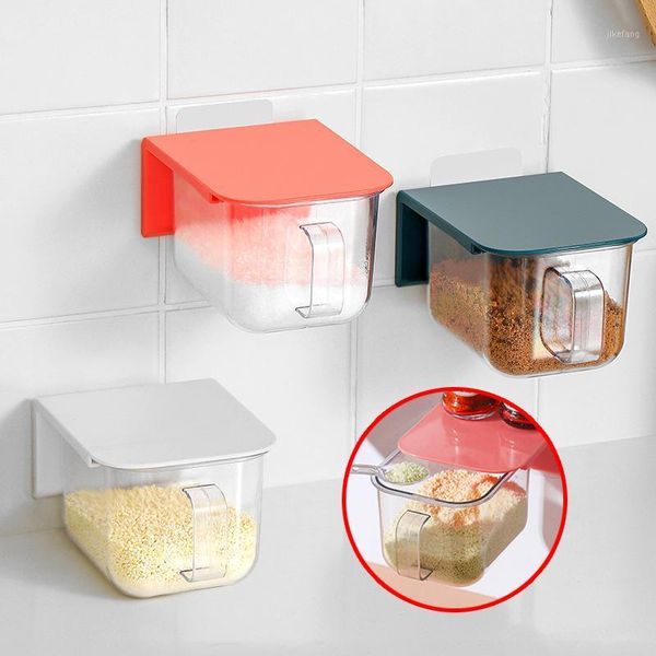 kitchen seasoning box salt shaker wall-mounted plastic spice organizer jar storage bottles & jars
kitchen seasoning box salt shaker wall-mounted plastic spice organizer jar storage bottles & jars
