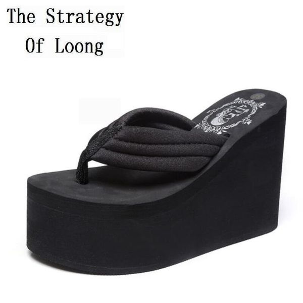 slippers 2021 arrival women chunky sandals high heels wedges flip flops lady pure color water taiwan summer shoes plus size 40 41, Black
slippers 2021 arrival women chunky sandals high heels wedges flip flops lady pure color water taiwan summer shoes plus size 40 41, Black