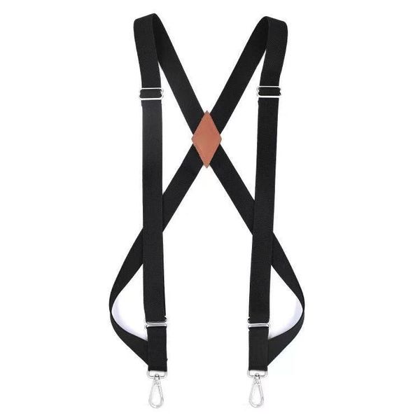 25cm two-clip and elastic hook strap, Black;white 
25cm two-clip and elastic hook strap, Black;white