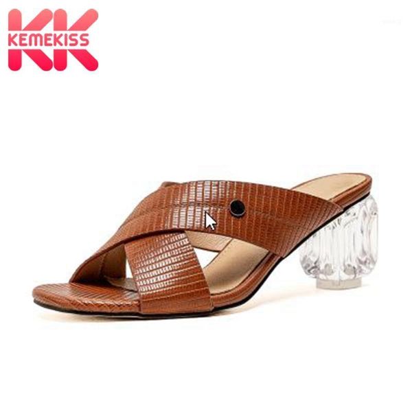 kemekiss summer women sandals open toe solid color high heel shoes leisure leather outdoor slippers size 34-431, Black
kemekiss summer women sandals open toe solid color high heel shoes leisure leather outdoor slippers size 34-431, Black