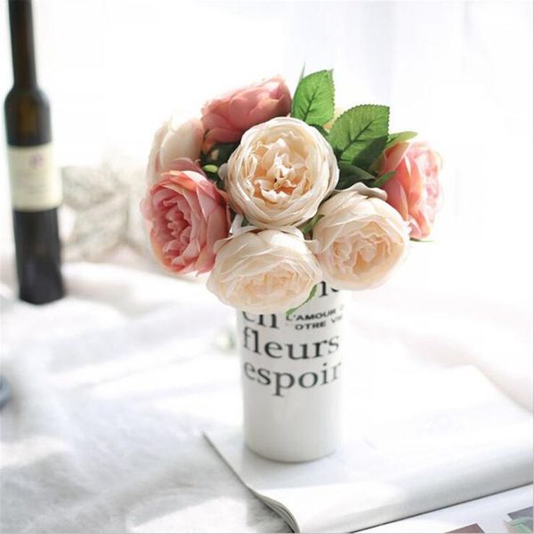 9pcs vintage artificial rose diy silk artificial flower wedding home decor party decoracion
9pcs vintage artificial rose diy silk artificial flower wedding home decor party decoracion