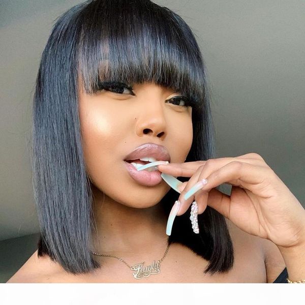 hd transparent lace front wig bangs brazilian virgin hair pre plucked hairline straight short bob human hair hd lace wigs with bang, Black;brown
hd transparent lace front wig bangs brazilian virgin hair pre plucked hairline straight short bob human hair hd lace wigs with bang, Black;brown