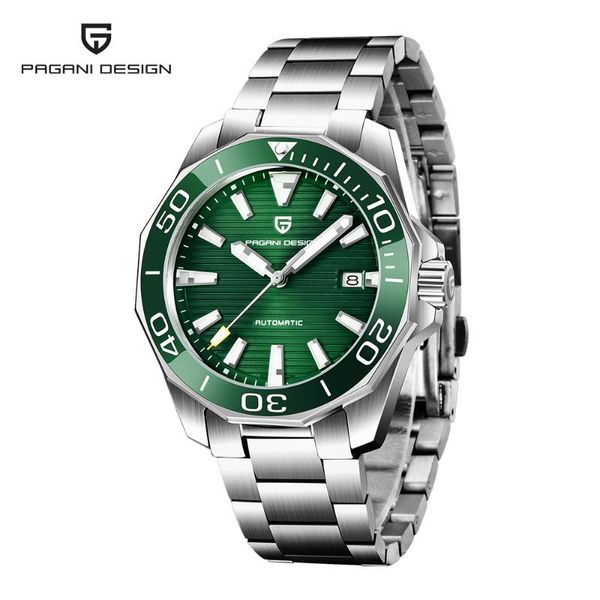 wristwatches pagani design men watches mechanical automatic nh35a blue watch 100m waterproof casual business wristwatch, Slivery;brown
wristwatches pagani design men watches mechanical automatic nh35a blue watch 100m waterproof casual business wristwatch, Slivery;brown