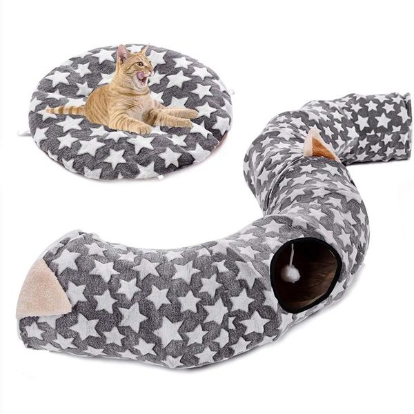2021 new dog tunnel bed with cushion kitten longer crinkle collapsible 3 way tube toy
2021 new dog tunnel bed with cushion kitten longer crinkle collapsible 3 way tube toy