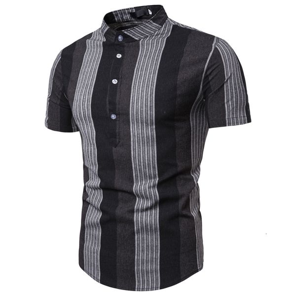 2021 new men simple short summer shirt 50mu, White;black 
2021 new men simple short summer shirt 50mu, White;black