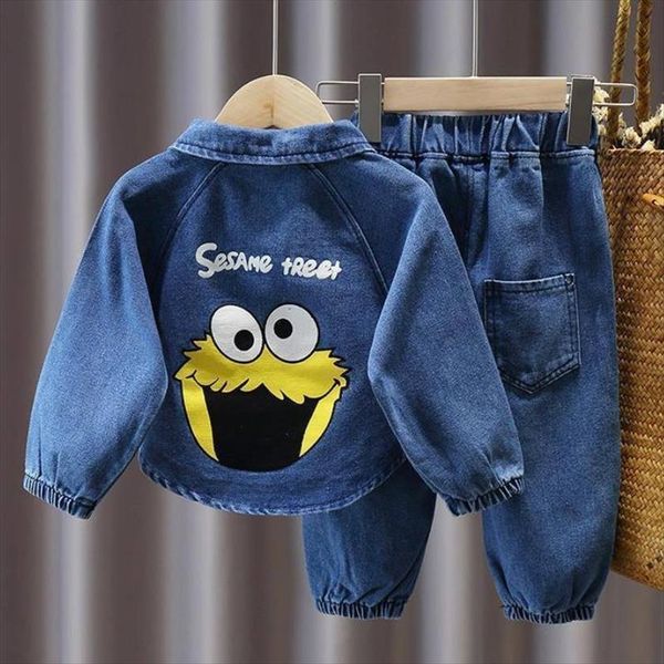childrens denim suit girls autumn clothes kids boys cartoon jacket print coat jeans pants baby clothing set, White
childrens denim suit girls autumn clothes kids boys cartoon jacket print coat jeans pants baby clothing set, White
