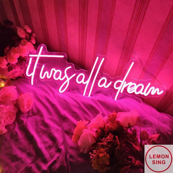 other lighting bulbs & tubes it was all a dream custom led neon sign for wedding, office, events, parties home - create your own design
other lighting bulbs & tubes it was all a dream custom led neon sign for wedding, office, events, parties home - create your own design
