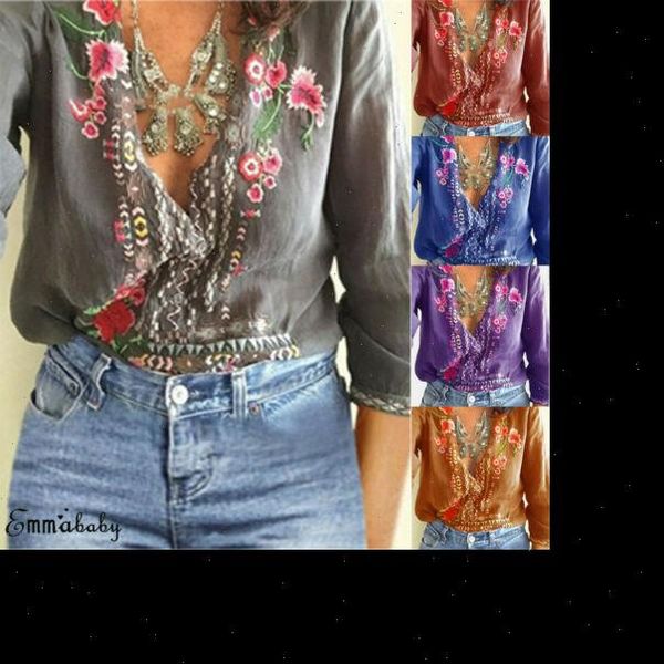 2021 boho womens v neck floral summer long sleeve beach ladies blouse tank shirt plus size s 3xl, White
2021 boho womens v neck floral summer long sleeve beach ladies blouse tank shirt plus size s 3xl, White