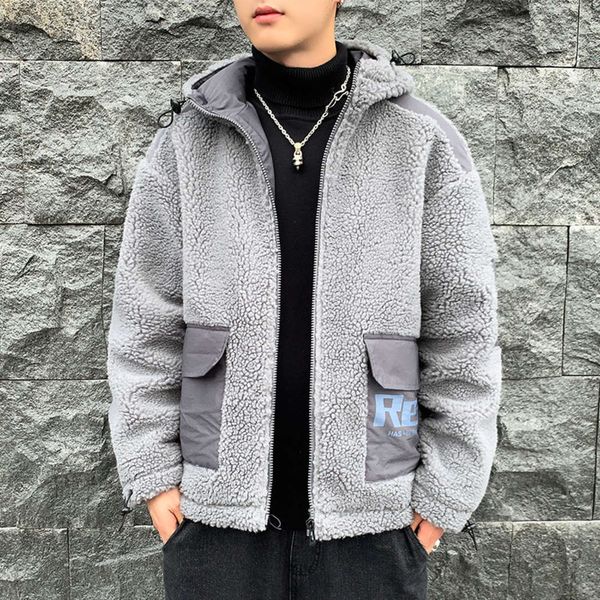 jacket men's clothing autumn and winter 2019 new korean trend cashmere thickened lamb wool tooling cotton padded, Black;brown
jacket men's clothing autumn and winter 2019 new korean trend cashmere thickened lamb wool tooling cotton padded, Black;brown