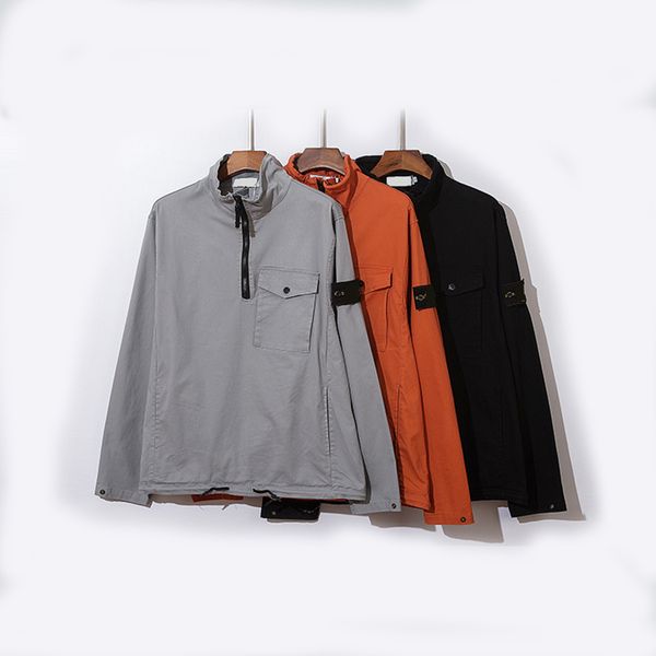 designer men's jacket zipper armband jackets breaker long sleeve embroidery hooded garment jacket, Black;brown
designer men's jacket zipper armband jackets breaker long sleeve embroidery hooded garment jacket, Black;brown