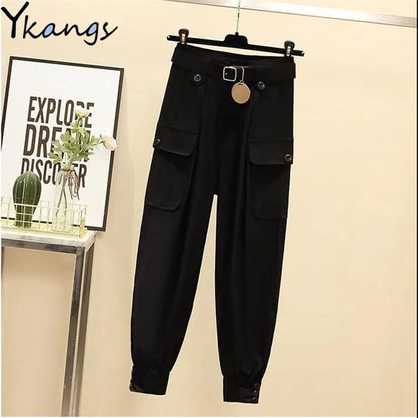 women's pants & capris high waist plus size tie feet cargo autumn winter casual loose harem trousers button pocket hip-hop sweatpants, Black;white
women's pants & capris high waist plus size tie feet cargo autumn winter casual loose harem trousers button pocket hip-hop sweatpants, Black;white