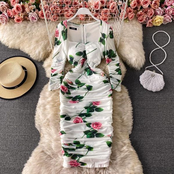 casual dresses menahem 2021 summer ruched stretch women midi sheath dress bodycon square collar rose floral print elegant party, Black;gray
casual dresses menahem 2021 summer ruched stretch women midi sheath dress bodycon square collar rose floral print elegant party, Black;gray