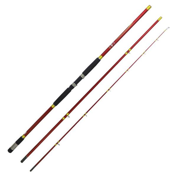 taigek 3.9m/4.2m red 3 section with thermofusion handle and thread reel holder surf fishing rod
taigek 3.9m/4.2m red 3 section with thermofusion handle and thread reel holder surf fishing rod