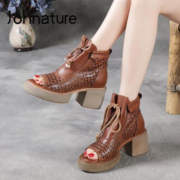 sandals johnature 2021 shoes women genuine leather lace-up retro handmade hollow spring summer platform ladies, Black
sandals johnature 2021 shoes women genuine leather lace-up retro handmade hollow spring summer platform ladies, Black