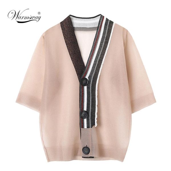 women cardigan short sleeve crop see through thin knitted sweater coat summer fashion knitwear chic a-006, White
women cardigan short sleeve crop see through thin knitted sweater coat summer fashion knitwear chic a-006, White