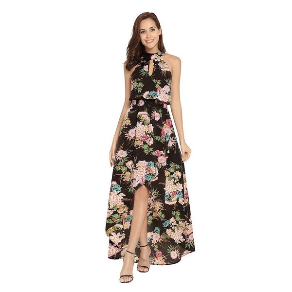 2021 new boho floral print long party women summer halter sun casual off shoulder maxi irregular beach u47e, Black;gray
2021 new boho floral print long party women summer halter sun casual off shoulder maxi irregular beach u47e, Black;gray