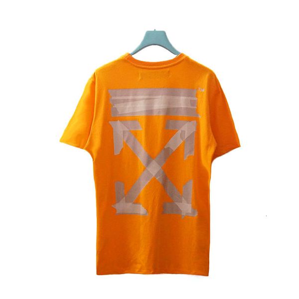 chao brand gilded tape short sleeve 20ss back arrow men's and women's t-shirt, White;black
chao brand gilded tape short sleeve 20ss back arrow men's and women's t-shirt, White;black