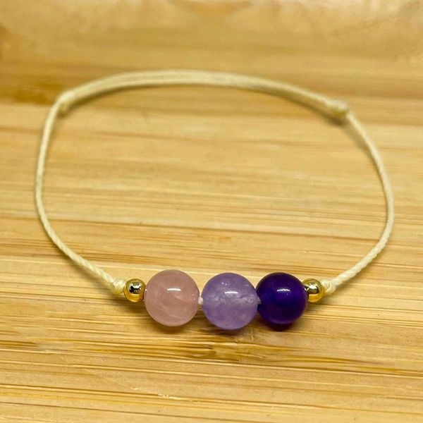 charm bracelets purple agate for women handmade girl pink crystal beads jewelry adjustable thread natural stones decoration gift, Golden;silver
charm bracelets purple agate for women handmade girl pink crystal beads jewelry adjustable thread natural stones decoration gift, Golden;silver