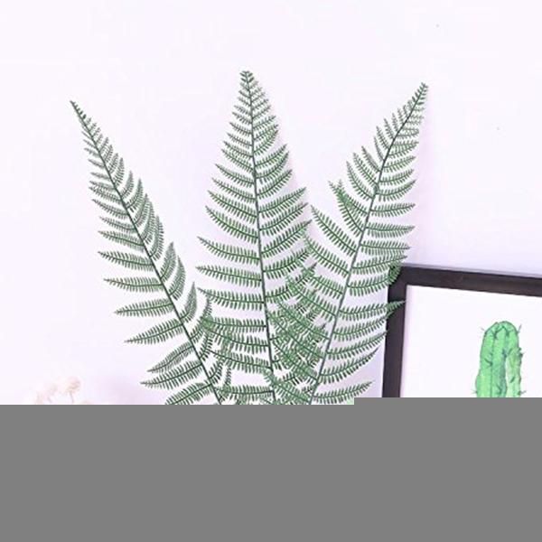 10pcs artificial boston fern bush plant faux leaves green plants for home decor