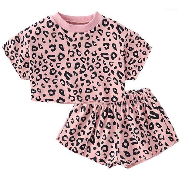 clothing sets girls cotton leopard print suit short sleeve pullover+shorts two sports suits baby kids summer1, White
clothing sets girls cotton leopard print suit short sleeve pullover+shorts two sports suits baby kids summer1, White