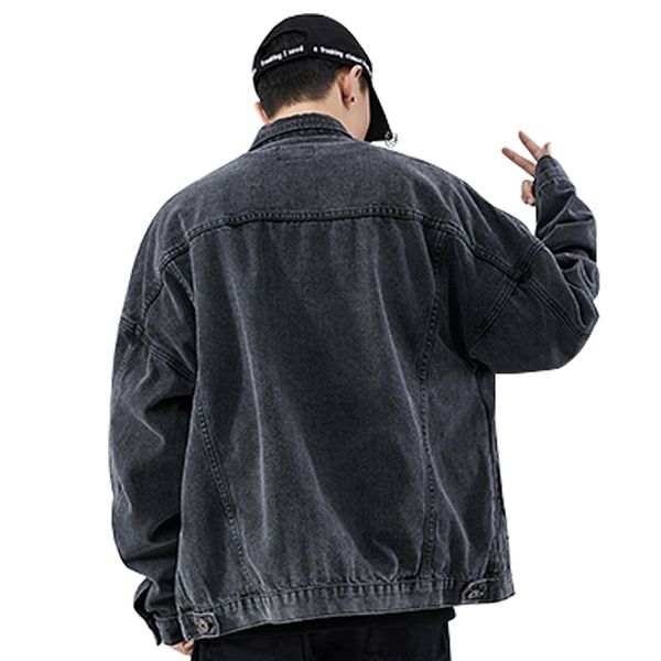 men's jackets autumn 2021 black embroidered jacket japanese loose jeans casual jacket men's hip hop harajuku classic street wear, Black;brown
men's jackets autumn 2021 black embroidered jacket japanese loose jeans casual jacket men's hip hop harajuku classic street wear, Black;brown