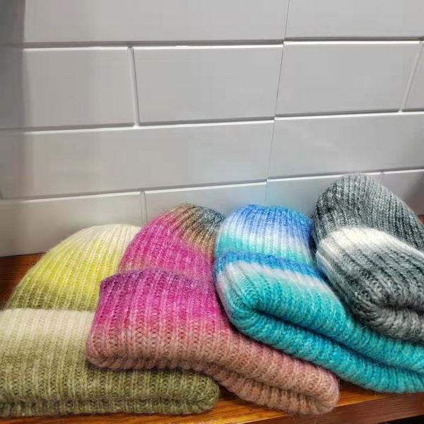 autumn and winter new wool hat rainbow candy color gradient knitted huohuo tie dyed wardrobe accessories, Blue;gray
autumn and winter new wool hat rainbow candy color gradient knitted huohuo tie dyed wardrobe accessories, Blue;gray