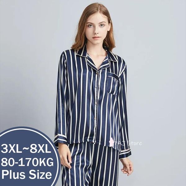3xl 8xl long pajamas summer womens sleepwears plus size satin suit silk nightie wear home clothes pajama, Black;red
3xl 8xl long pajamas summer womens sleepwears plus size satin suit silk nightie wear home clothes pajama, Black;red