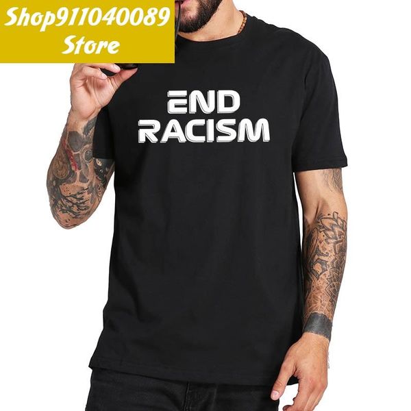 men's t-shirts anti racism t shirt end tshirt cerw neck 100% cotton soft comfort tee, White;black
men's t-shirts anti racism t shirt end tshirt cerw neck 100% cotton soft comfort tee, White;black