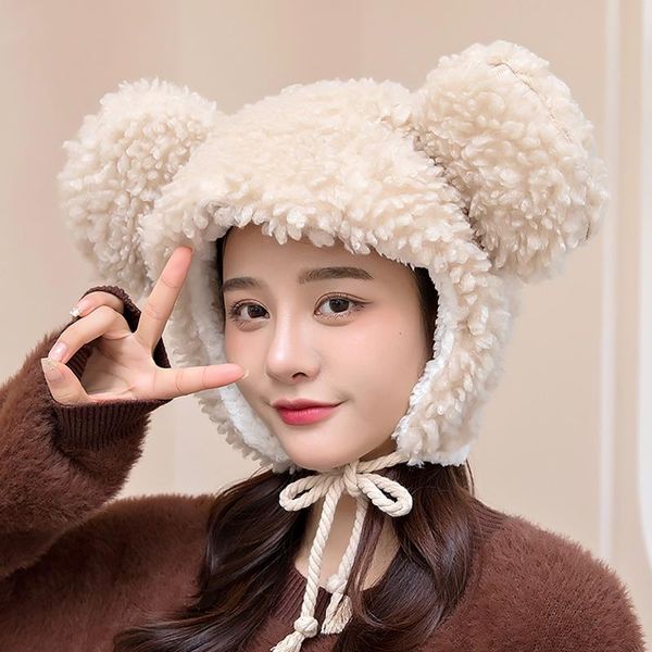 beanies winter cute bear ears warm hat women windproof cap student add wool female present
beanies winter cute bear ears warm hat women windproof cap student add wool female present