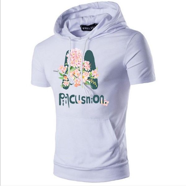 men's t-shirts men t-shirt hooded short sleeve summer fashion flower print oversized casual 2021 male tees clothing, White;black
men's t-shirts men t-shirt hooded short sleeve summer fashion flower print oversized casual 2021 male tees clothing, White;black