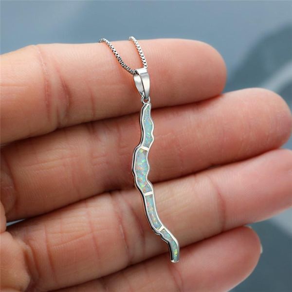 pendant necklaces charm silver color chain necklace trendy bridal geometric stone cute female white blue opal for women
pendant necklaces charm silver color chain necklace trendy bridal geometric stone cute female white blue opal for women