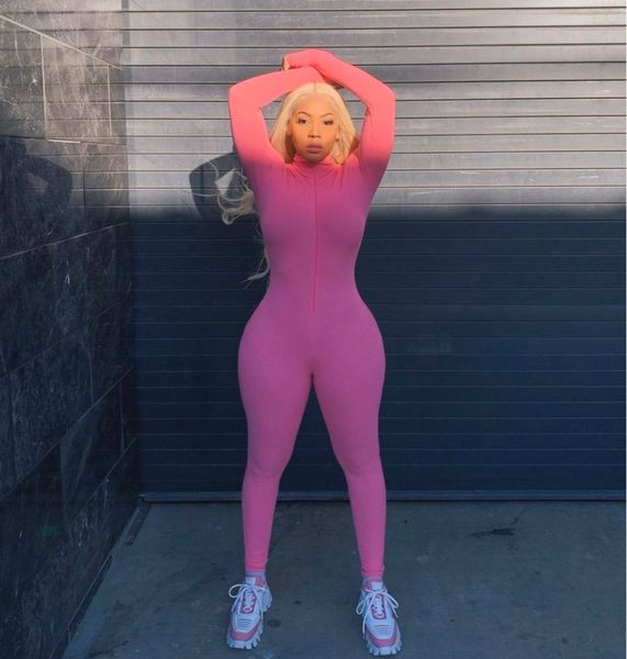 knitted ribbed suits good stretch fitness jumpsuit women long sleeve pink rompers ladies bodycon slim overalls, Black;white
knitted ribbed suits good stretch fitness jumpsuit women long sleeve pink rompers ladies bodycon slim overalls, Black;white