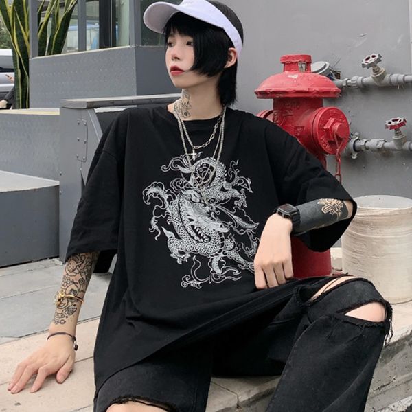 new chinese long dragon plus size summer casual women 2021 short sleeve harajuku graphic tees oversized cotton t shirt c89 w7at, White
new chinese long dragon plus size summer casual women 2021 short sleeve harajuku graphic tees oversized cotton t shirt c89 w7at, White