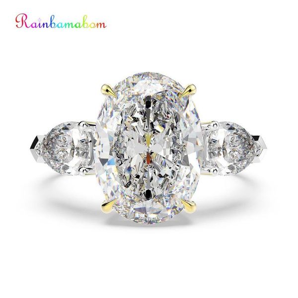 cluster rings rainbamabom luxury 925 solid sterling silver created moissanite gemstone wedding engagement diamonds ring fine jewelry wholesa, Golden;silver
cluster rings rainbamabom luxury 925 solid sterling silver created moissanite gemstone wedding engagement diamonds ring fine jewelry wholesa, Golden;silver