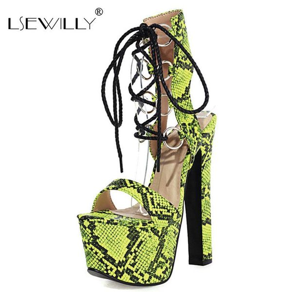 lsewilly 2021 summer new style 16cm high heels pumps sandals platform cross-tied gladiator party print women shoes size 46, Black
lsewilly 2021 summer new style 16cm high heels pumps sandals platform cross-tied gladiator party print women shoes size 46, Black