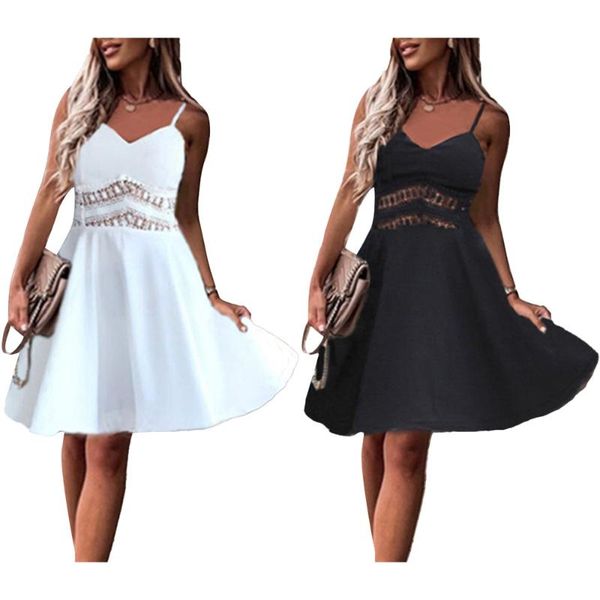 casual dresses vicabo women summer lace pleated sleeveless slip dress ladies swing a-line sun vestidos, Black;gray
casual dresses vicabo women summer lace pleated sleeveless slip dress ladies swing a-line sun vestidos, Black;gray