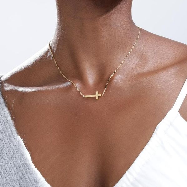 pendant necklaces design cross necklace for women men stainless steel religious jewelry gold silver plated choker gift faith
pendant necklaces design cross necklace for women men stainless steel religious jewelry gold silver plated choker gift faith
