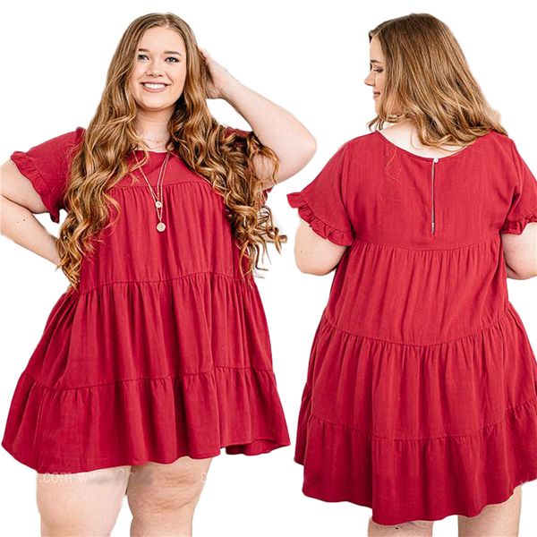 women's plus size 2xl-6xl summer new european and american large women's dress cotton long skirt
women's plus size 2xl-6xl summer new european and american large women's dress cotton long skirt