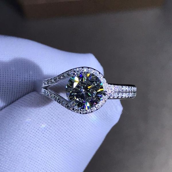 cluster rings classic 925 sterling silver moissanite ring 1ct round brilliant cut simple engagement anniversary fine jewelry, Golden;silver
cluster rings classic 925 sterling silver moissanite ring 1ct round brilliant cut simple engagement anniversary fine jewelry, Golden;silver