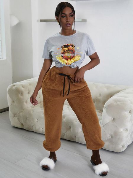 women's pants & capris rmsfe 2021 autumn and winter women fashion leisure solid color elastic waist loose plush guard, Black;white
women's pants & capris rmsfe 2021 autumn and winter women fashion leisure solid color elastic waist loose plush guard, Black;white